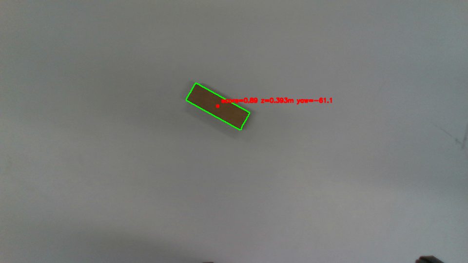 Debug frame late in the run, table nearly empty